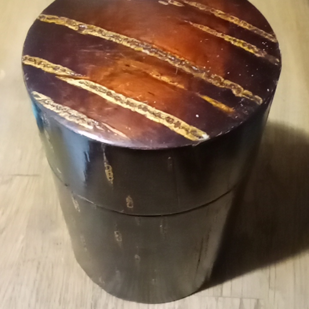 Cherry Tea Caddy / Stash Cylinder